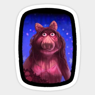 Muppet Maniacs - Miss Piggy as Carrie Sticker